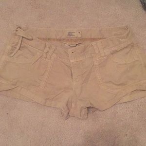 AE khaki shorts